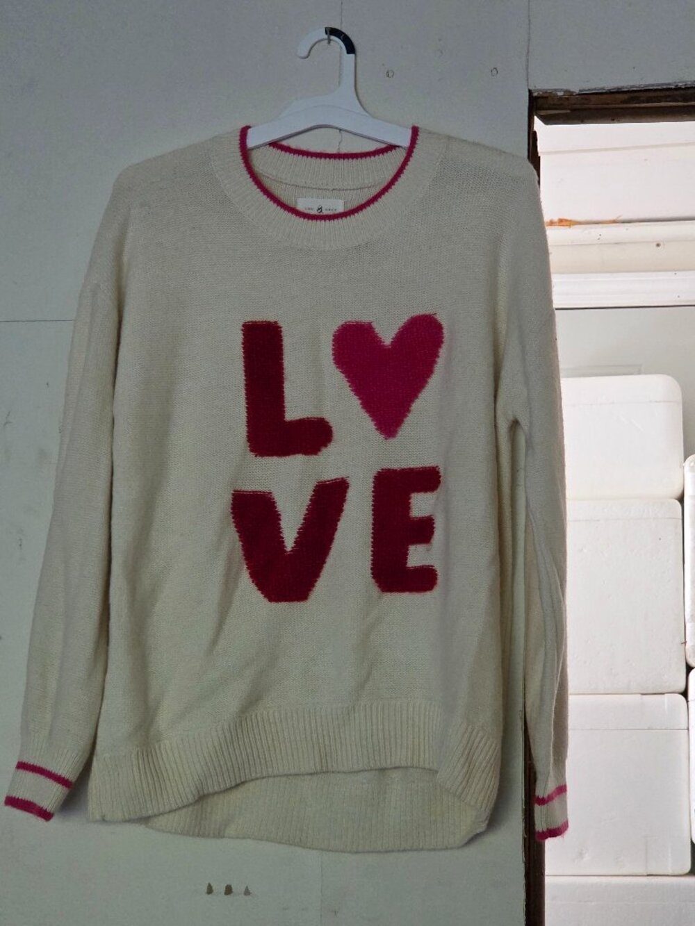 Lou & grey love sweater large